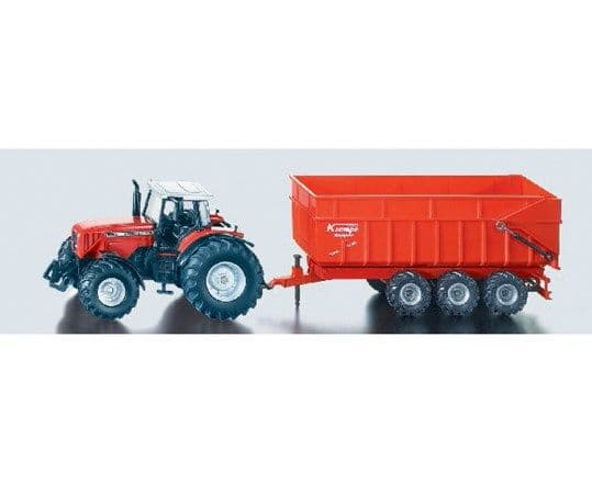 Siku 1:87 Massey Ferguson With Trailer