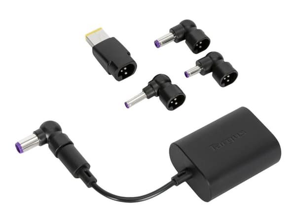 Targus USB-C Legacy Power Adapter Set, USB-C, universal, Musta