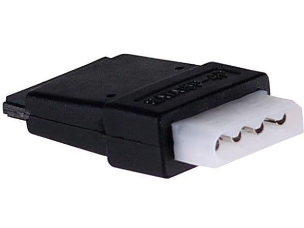 Akyga - Strømadapter - 4-pin intern strøm (hunn) til SATA-strøm (hunn)