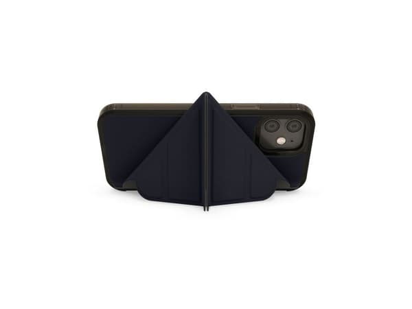 Pipetto Origami Folio-deksel til iPhone 12 Pro Max - Marineblå