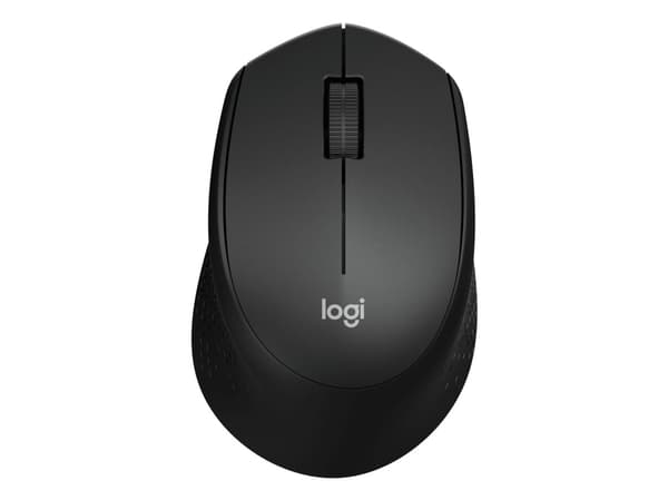 Logitech M280, Ambidextrous, Optisk, RF Trådlös, 1000 DPI, Svart