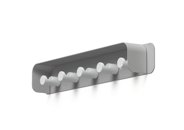 Kapphängare med 5 krokar DURASTORE® grå