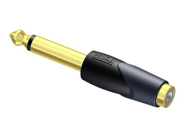 PROCAB CLP104, RCA, 6.3 mm, Black