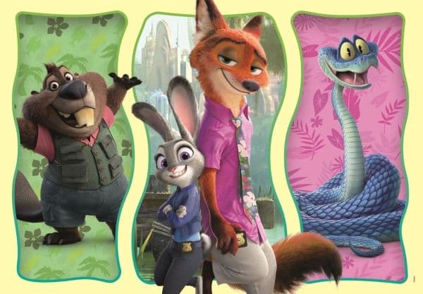 Clementoni Puslespil Super Zootopia 2 2025, 104 brikker