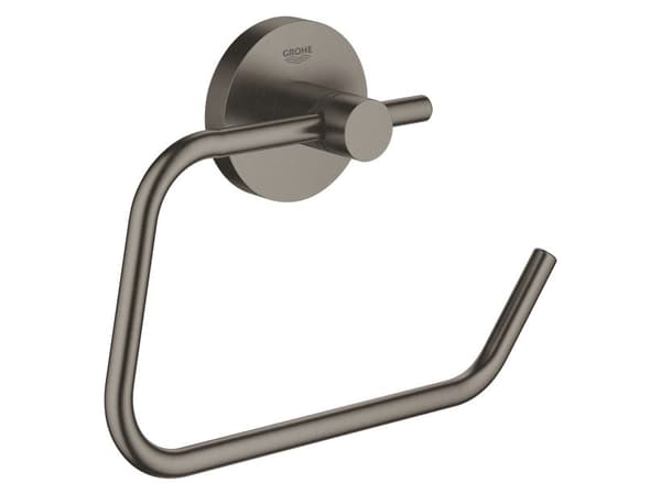 Grohe Essentials Toiletpapirholder uden låg - Børstet Hard Graphite