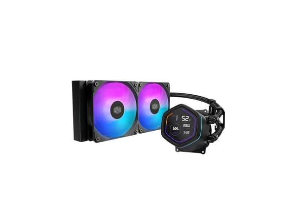 CoolerMaster WAK MasterLiquid Core Nex Digital 240 ARGB (MLX-D24M-A18PA-RD)