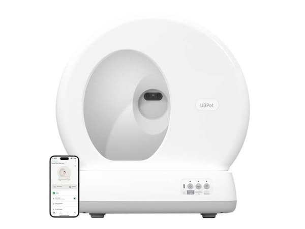 Smart selvrensende kattedass med kamera UBPet C10 Pro
