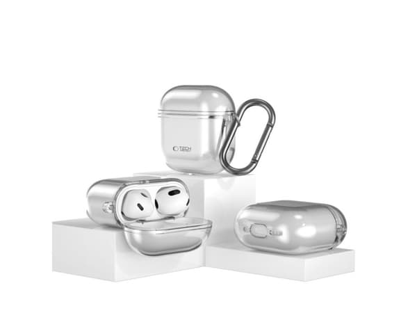 Tech-Protect FlexAir-skal för AirPods 4 - grå