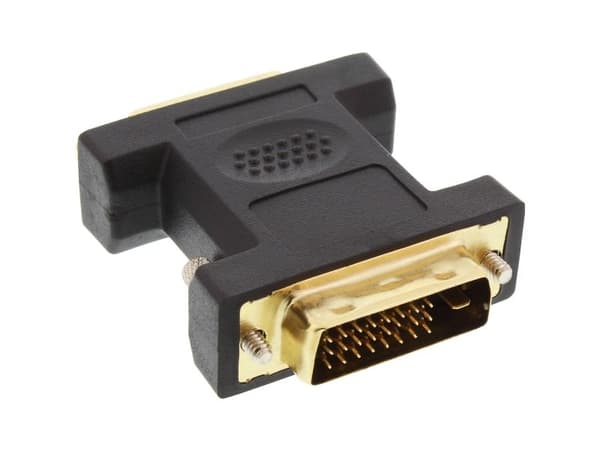 Adapter AV Diverse DVI-I (24+5) - DVI-D (24+1), czarny
