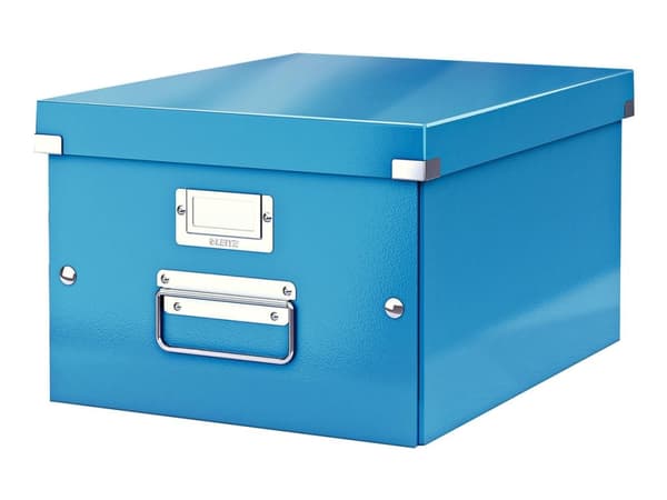 Leitz Click & Store - Förvaringsbox - för A4 (210 x 297 mm) - blå-metallic