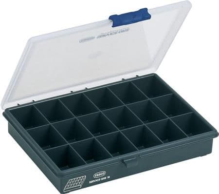 raaco Assorter 5-18, polypropeeni (PP), 320 g, sininen
