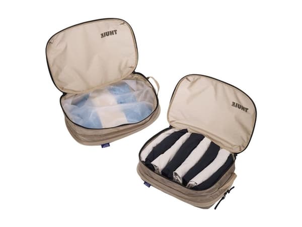 Thule packing cube - Pose for klær - clean/dirty - nylon - gentle beige