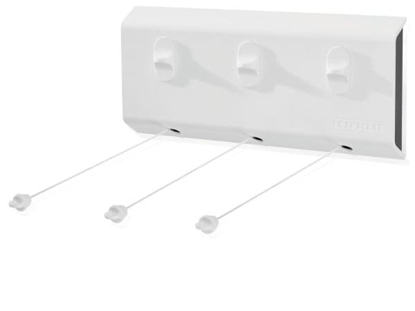 Leifheit Rollfix Triple 150 Longline väggmonterat torkställ