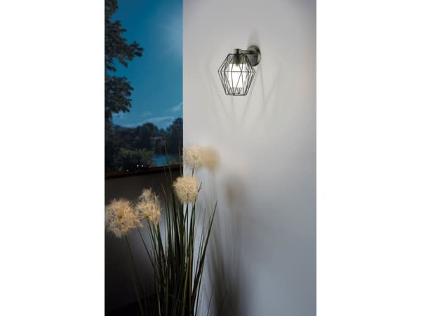 EGLO CANOVE utendørs vegglampe IP44 sort