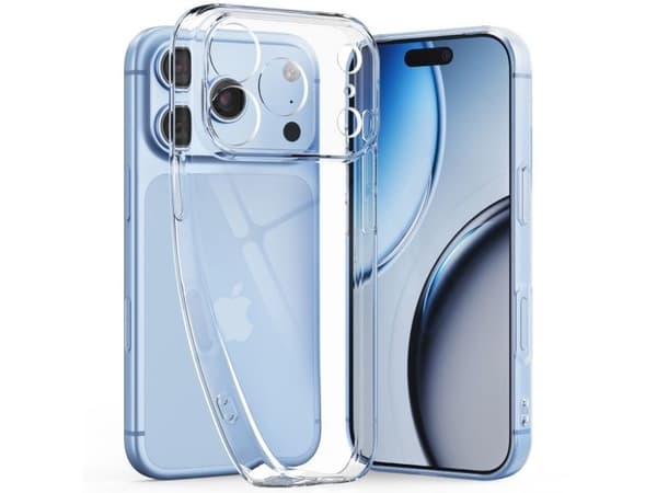 Tech-Protect FlexAir Case + Tech-Protect Glass Fit+ 2-Pack Tempered Glass for iPhone 18 Pro / 17 Pro - Clear