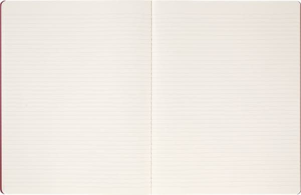 Student Cahier Linjeret XXL Rød