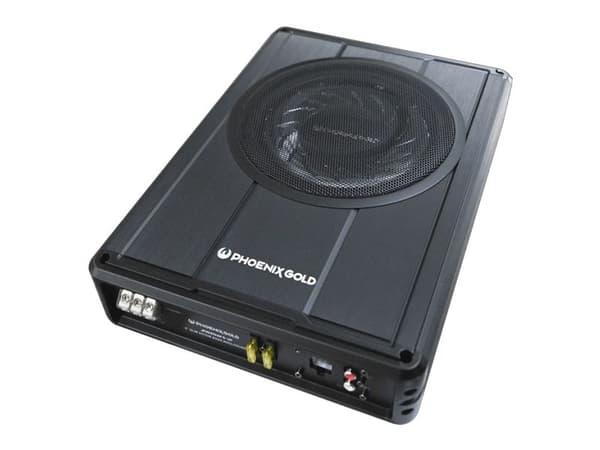 Phoenix Gold 8" aktiv subwoofer under säte 200W RMS