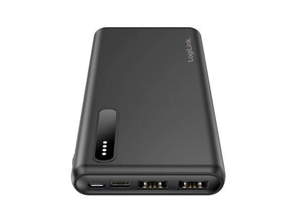 LogiLink PA0311, 8000 mAh, Smart IC, 12 W, Sort