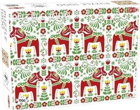 Tactic Folk Art Pattern 1000 pcs, 1000 stykker, Kunst, 9 år