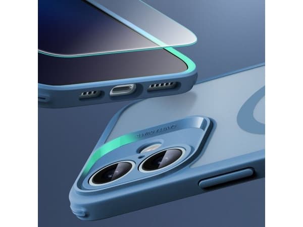 ESR Classic Pro Set Halolock MagSafe-deksel for iPhone 16 - blå