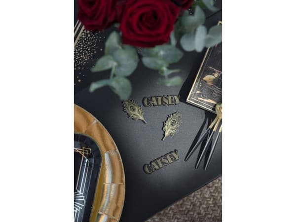 Gatsby bordpynt i tre, 10 stk