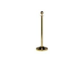 Securit® Classic Gold afspærringsstolpe rustfrit stål