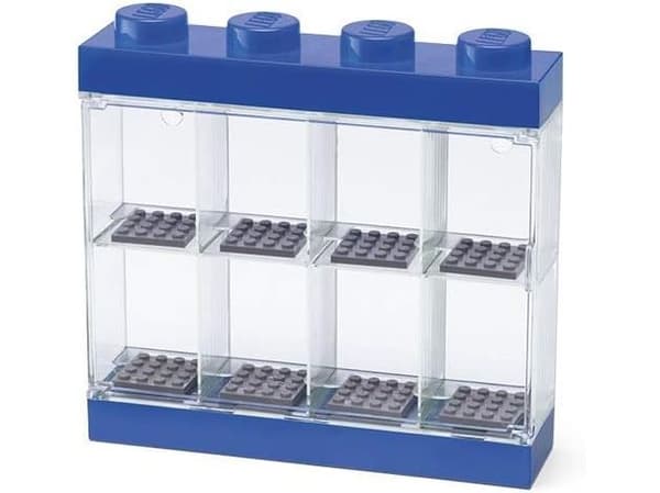 LEGO minifigurer blå, oppbevaringsboks