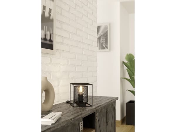 EGLO CATTERICK bordslampa E27 svart