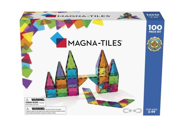 Magna-Tiles Clear Colours 100 pcs