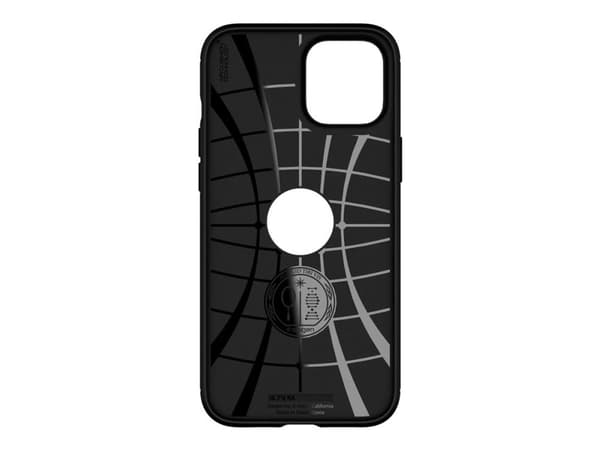 Spigen Rugged Armor, Suojus, Apple, iPhone 12 / iPhone 12 Pro, 15,5 cm (6.1"), Musta
