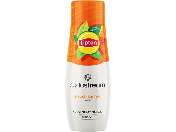 Lipton musta jäätee persikka SodaStream-siirappi, 440ml