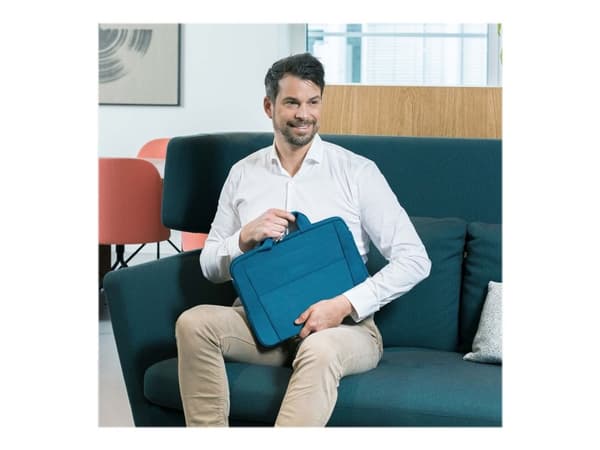 DICOTA Eco Slim Case BASE - Notebookbæreveske - 13" - 14.1" - blå