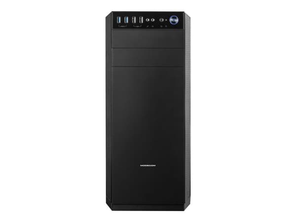 MODECOM OBERON Pro Silent - Torni - ATX - ei virtalähdettä - musta - USB/ääni