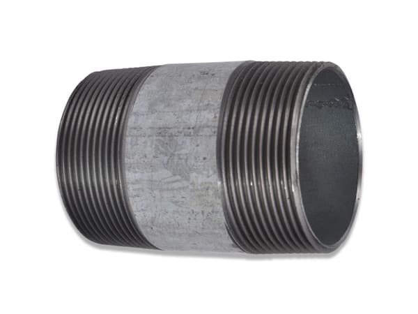 Nippelrør galvaniseret 2 - 120 mm