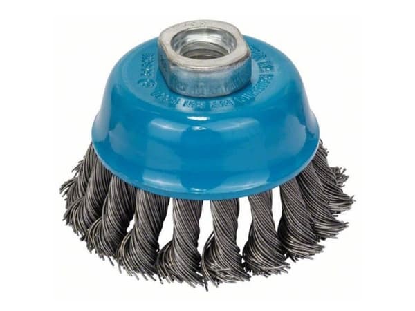 Bosch stålborste Ø75 mm M14 0,5 mm flätad