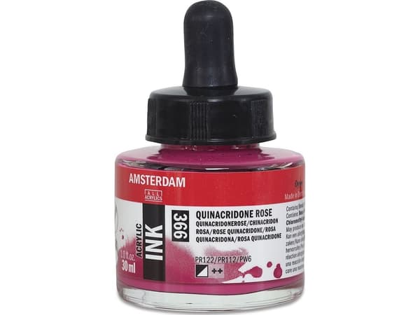 Artequipment Amsterdam akryylimuste pullo Quinacridone Rose 366