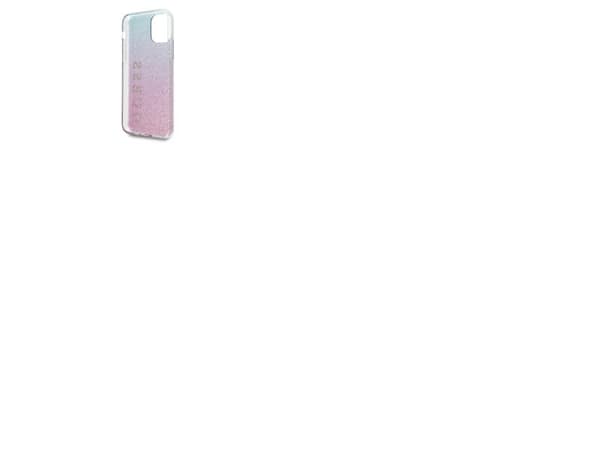Guess GUHCN58PCUGLPBL hardt etui til iPhone 11 Pro rose blue/pink blue - Glitter Gradient