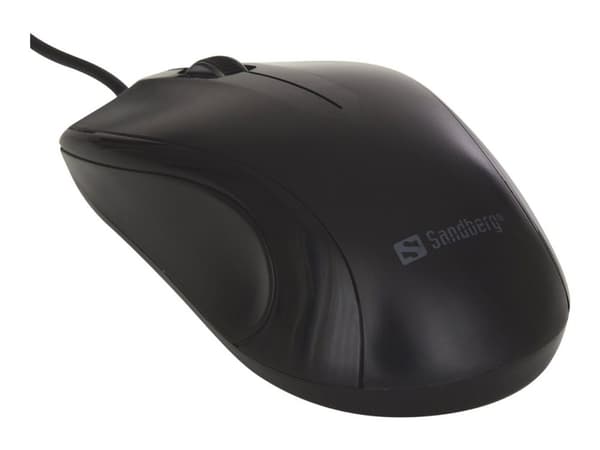 Sandberg USB Mouse - Mus - optisk - 3 knapper - kablet - USB