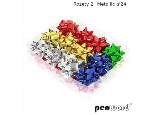 Rosetter av metall (24 stk)