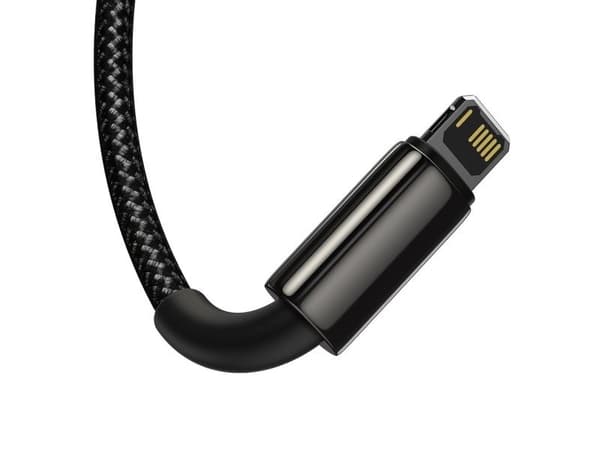 Baseus Tungsten Gold 3-in-1, 1,5 m, USB A, USB C/Micro USB A/Lightning, USB 2.0, 0,48 Gbit/s, Sort