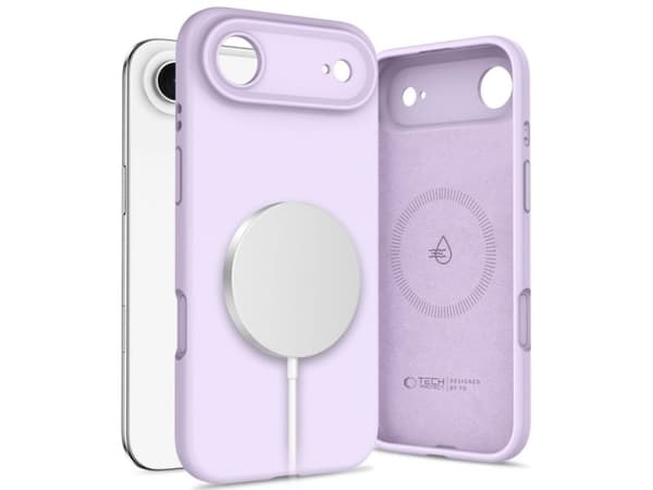 Tech-Protect silikon MagSafe-deksel til iPhone 17 Air - lilla
