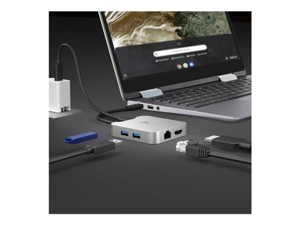 j5create JCD391-N - Mini-dock - USB-C / Thunderbolt 3 - HDMI - 1GbE