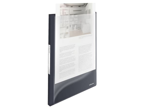 Displaymappe Panorama Vivida PP m/40 lommer sort - (10 stk.)