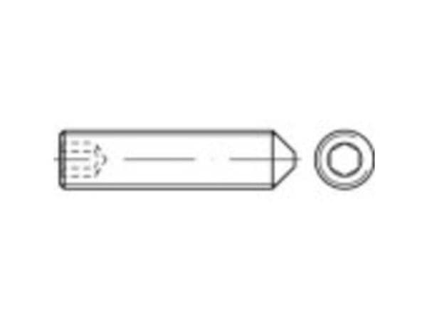 TOOLCRAFT 1062717 Gevindtap M8 8 mm Rustfrit stål A1, A2 25 stk