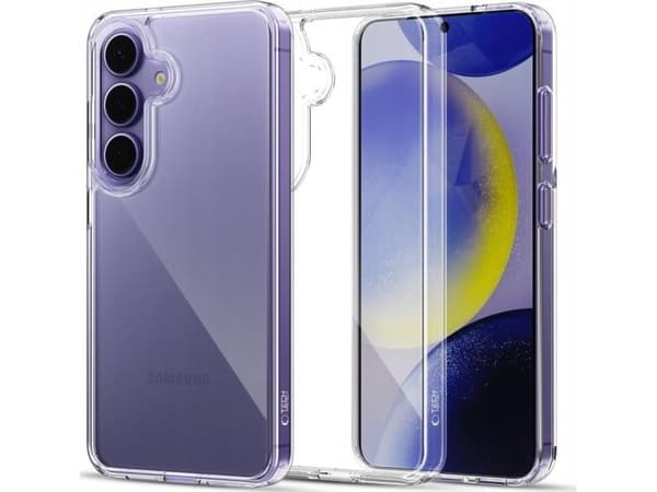 Tech-Protect Flexair hybridskal för Samsung Galaxy S25 - transparent