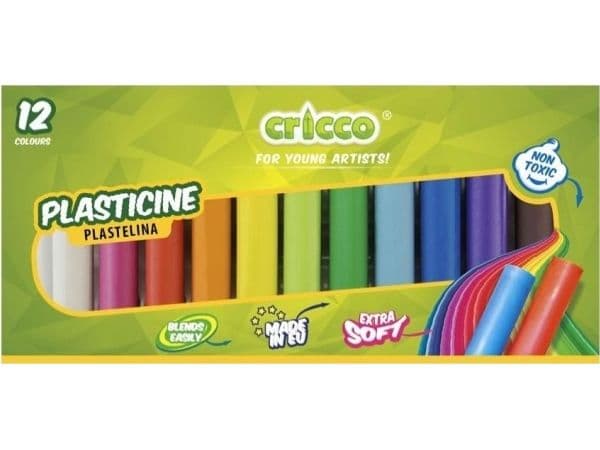 Cricco Plasticine 12 colors CRICCO