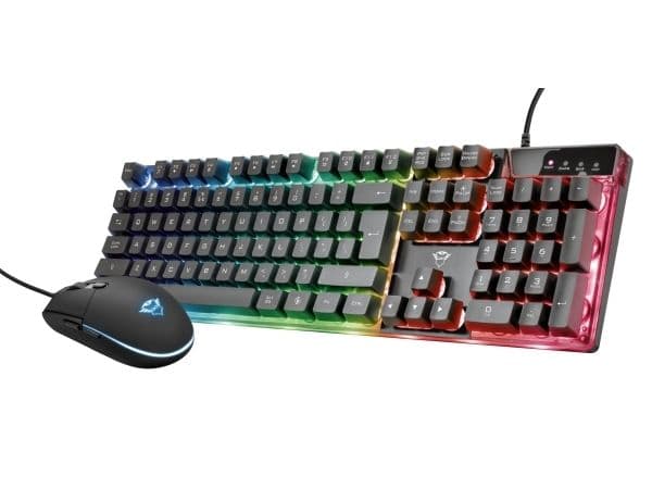 Trust GXT838 Azor Wired RGB Gaming Mouse & Keyboard Combo