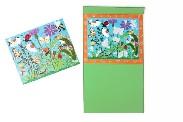 Stort magnetisk puslespill - insekter
