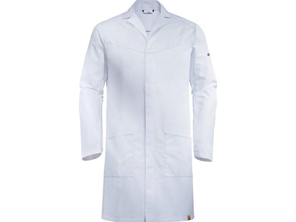 Uvex SuXXeed ESD, Jacka, Mann, Vit, M, Klaffstängning, Bomull, Polyester