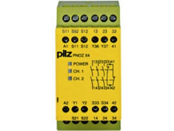 Utgångs-/relämodul PNOZ 24VDC 3NO 1NC